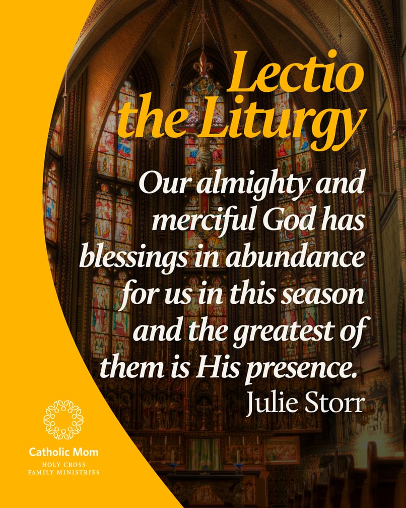 Lectio the Liturgy: Sunday, December 7, 2025