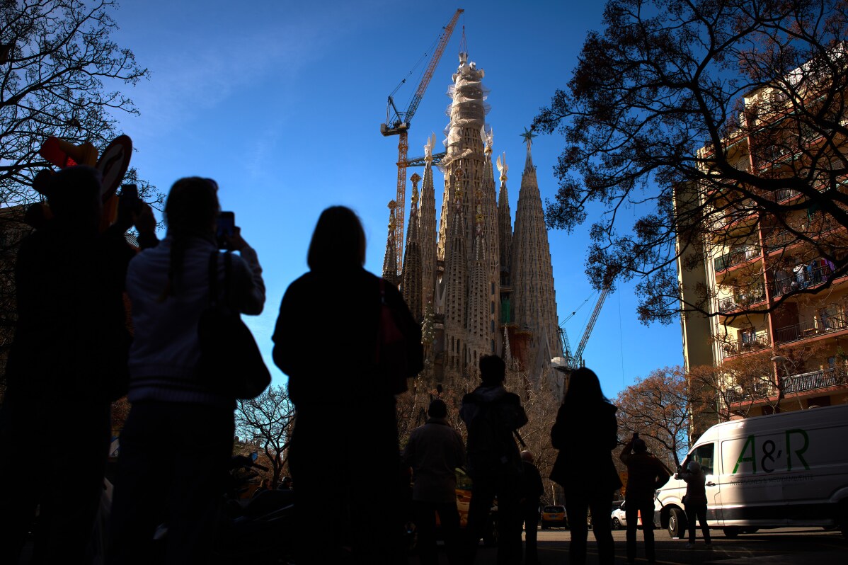 Barcelona’s Sagrada Familia reaches its maximum height after more than a century