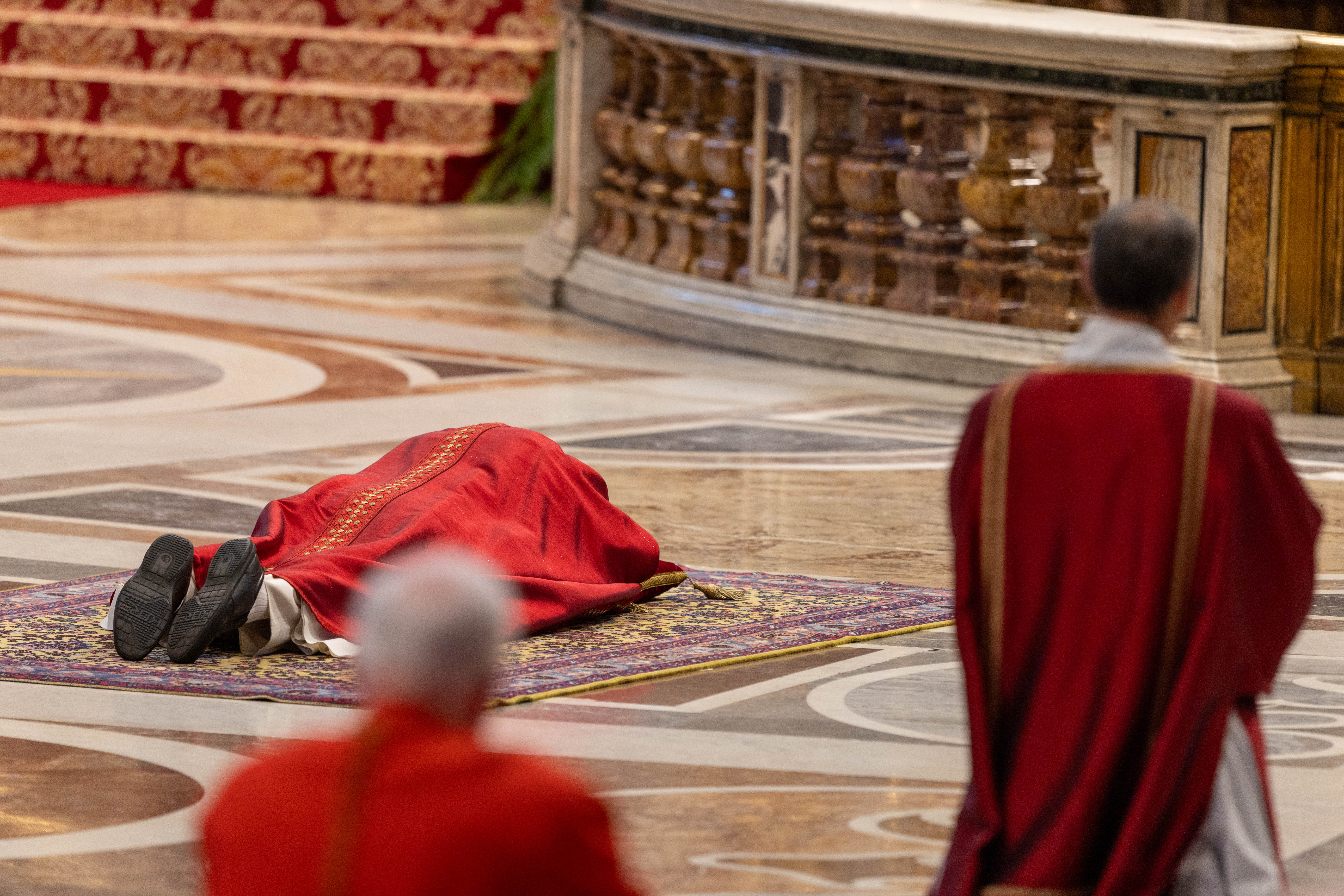 Pope Leo XIV Celebrates Good Friday of the Lord’s Passion in St. Peter’s Basilica