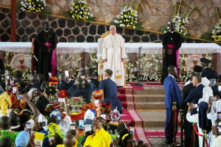 Pope blasts ‘tyrants’ ravaging the Earth during his visit to Cameroon