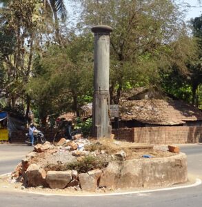 A centuries pillar in Goa is causing controversy about colonial history in India