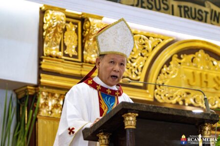 Manila archbishop collects cooking oil to help Filipinos weather energy crisis