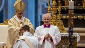Pope Leo XIV tells new priests: ‘You are a channel, not a filter’