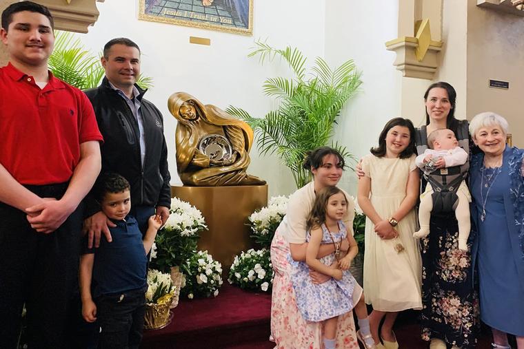 ‘Life’ Sculpture Strengthens Parish Culture of Life