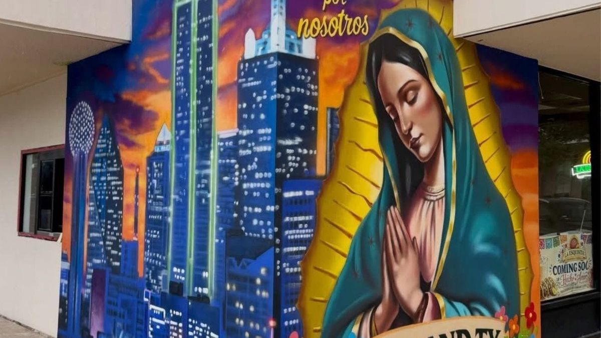 Artist Paints Stunning Our Lady of Guadalupe Mural—Now Building Owner Wants It Destroyed