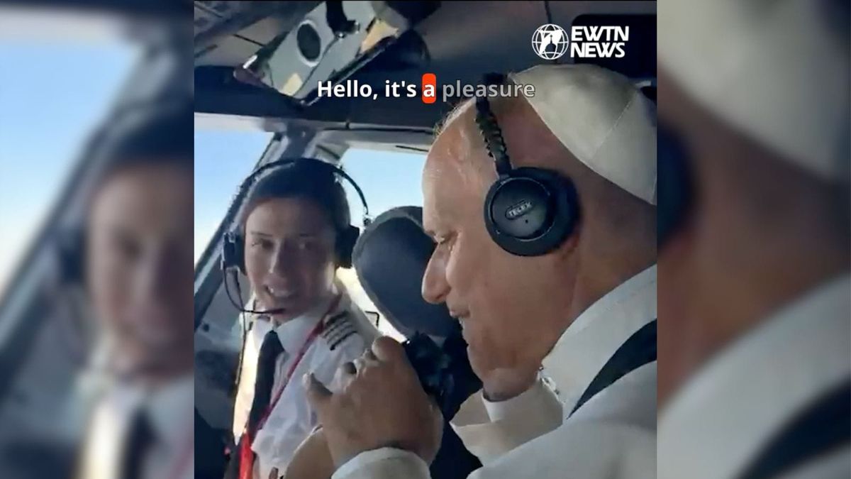 Captain Leo? The Pope Spoke (And Blessed) Over the Radio to the Pilot Escorting His Flight