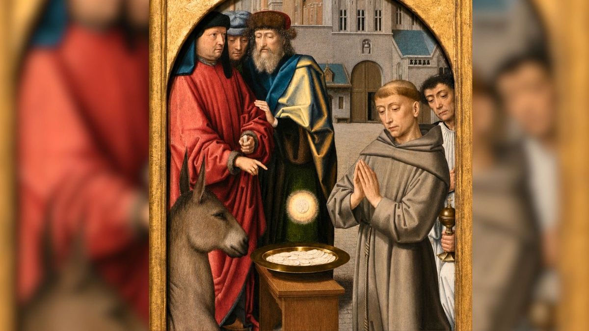 When a Mule Adored the Eucharist: How St. Anthony of Padua Proved Christ’s Real Presence to a Heretic