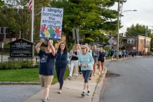 Pilgrimages are also made for walking