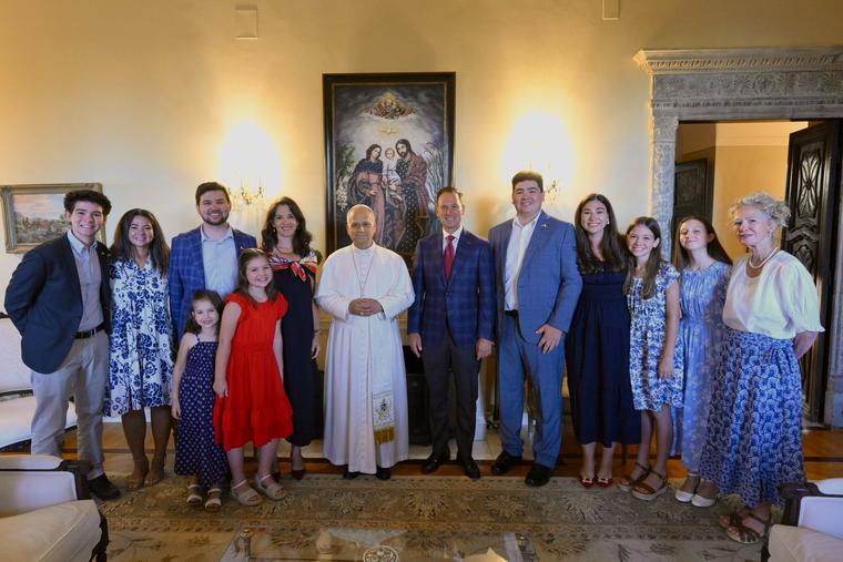 Pope Leo XIV Dines With U.S. Ambassador On Independence Day