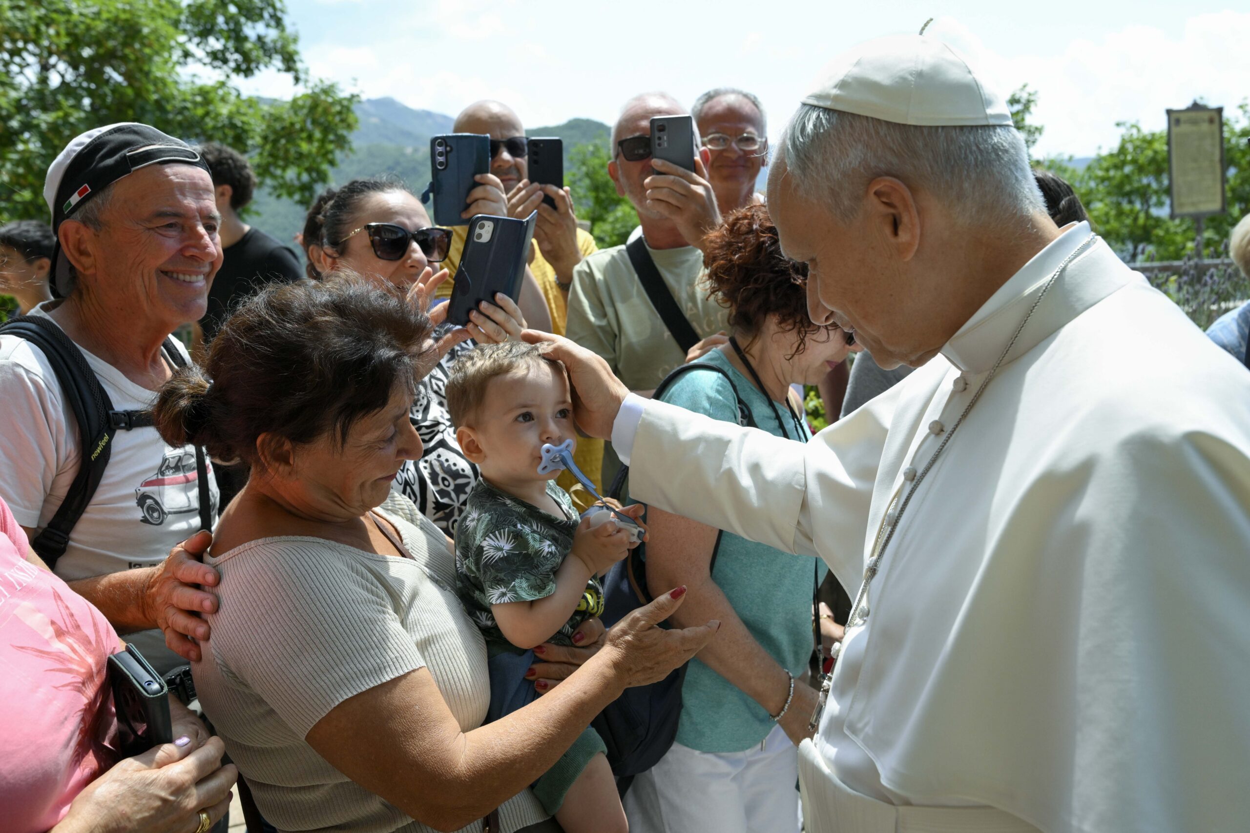 Pope Leo XIV Visits Sanctuary Dedicated to the Trinity Near Rome