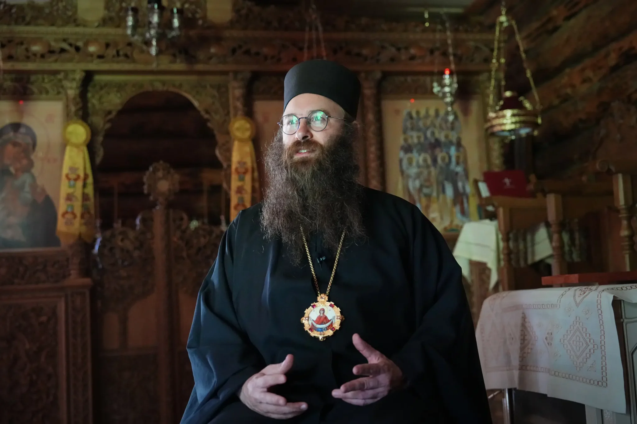 Orthodox monks are the first to live and pray at a monastery in Estonia for 80 years