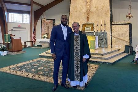 So, About That Fake LeBron James at Mass Photo: We Talked to the Priest Who Posted It