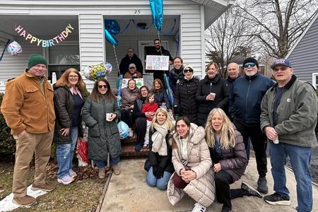 Parishioners Throw Porch Party for 90-Year-Old ‘Parish Legend’