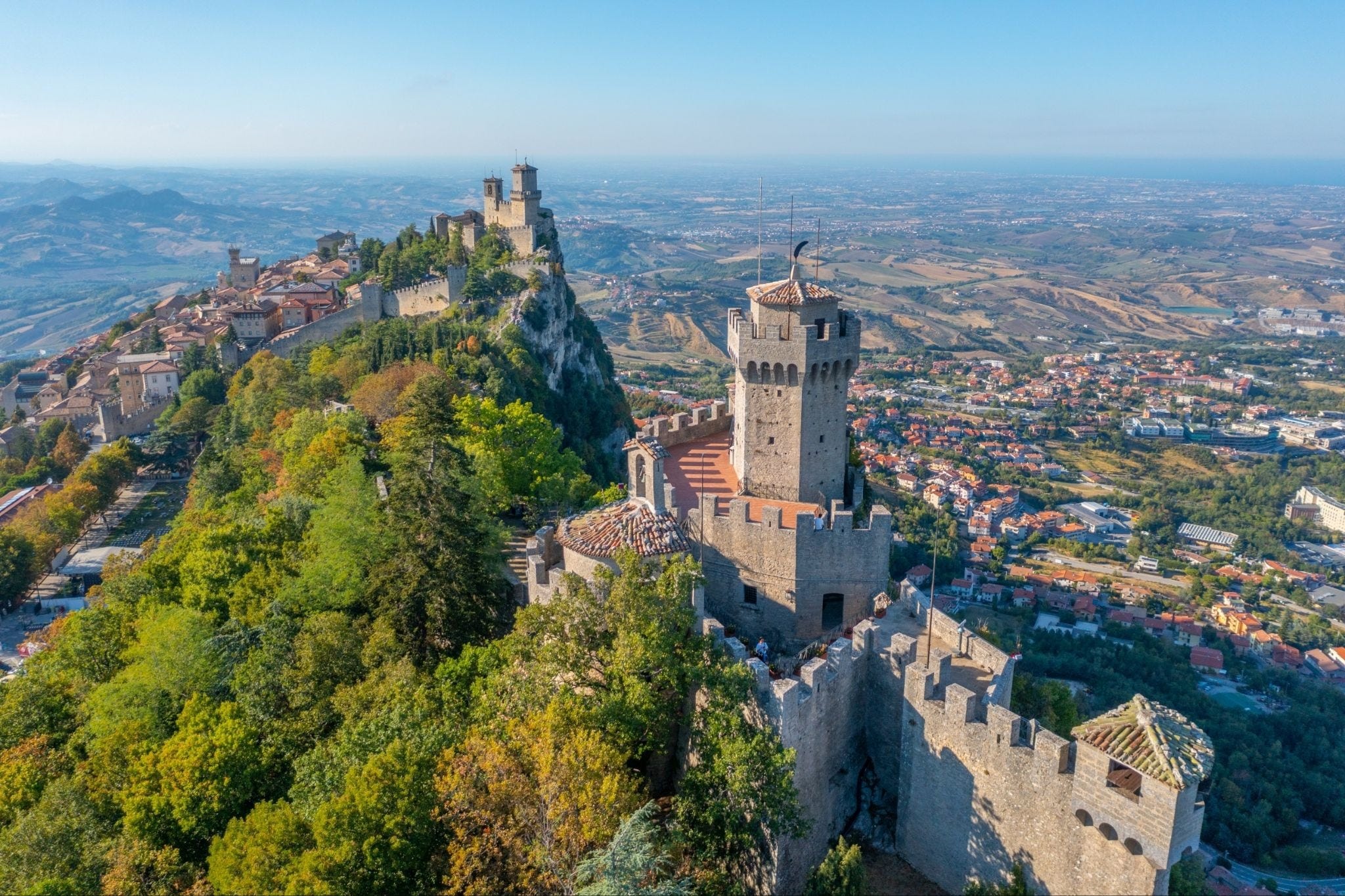 Why is the pope heading to San Marino?
