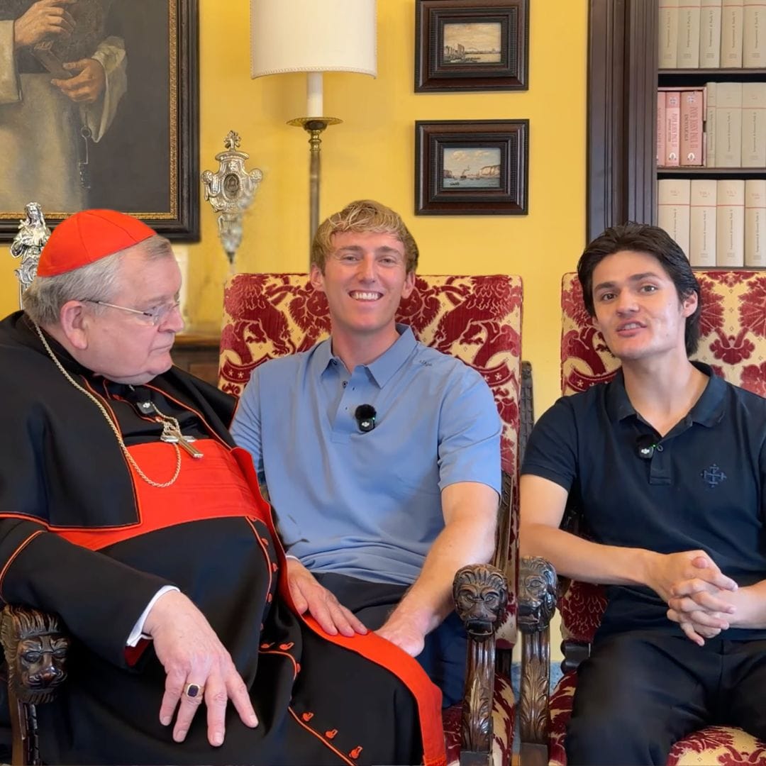 Cardinal Burke has a message for Gen Z: Don’t let your phone imprison you
