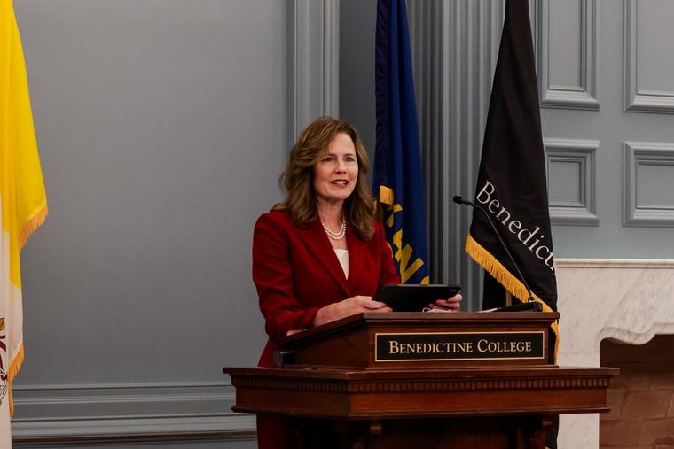 Justice Amy Coney Barrett Headlines Benedictine College Library Dedication
