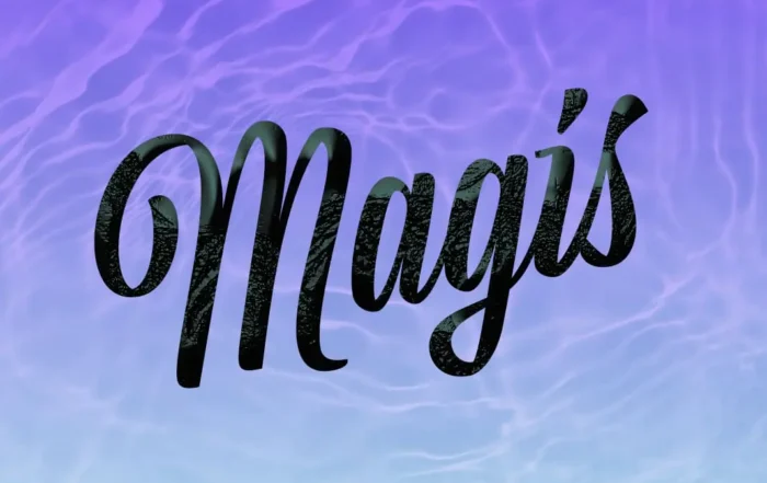 Magis word - background based on art by Naoki Kim/Shutterstock.com