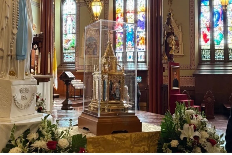 A Touch of Lourdes in New Haven: Pilgrims Gather to Venerate Relics of St. Bernadette