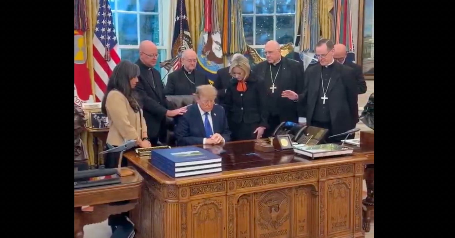 Trump meeting with bishops organized by Heritage Foundation official